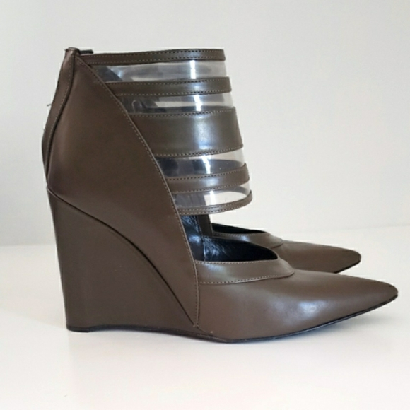 Derek Lam Meryl Pointed Toe Wedge Pump - Picture 5 of 10